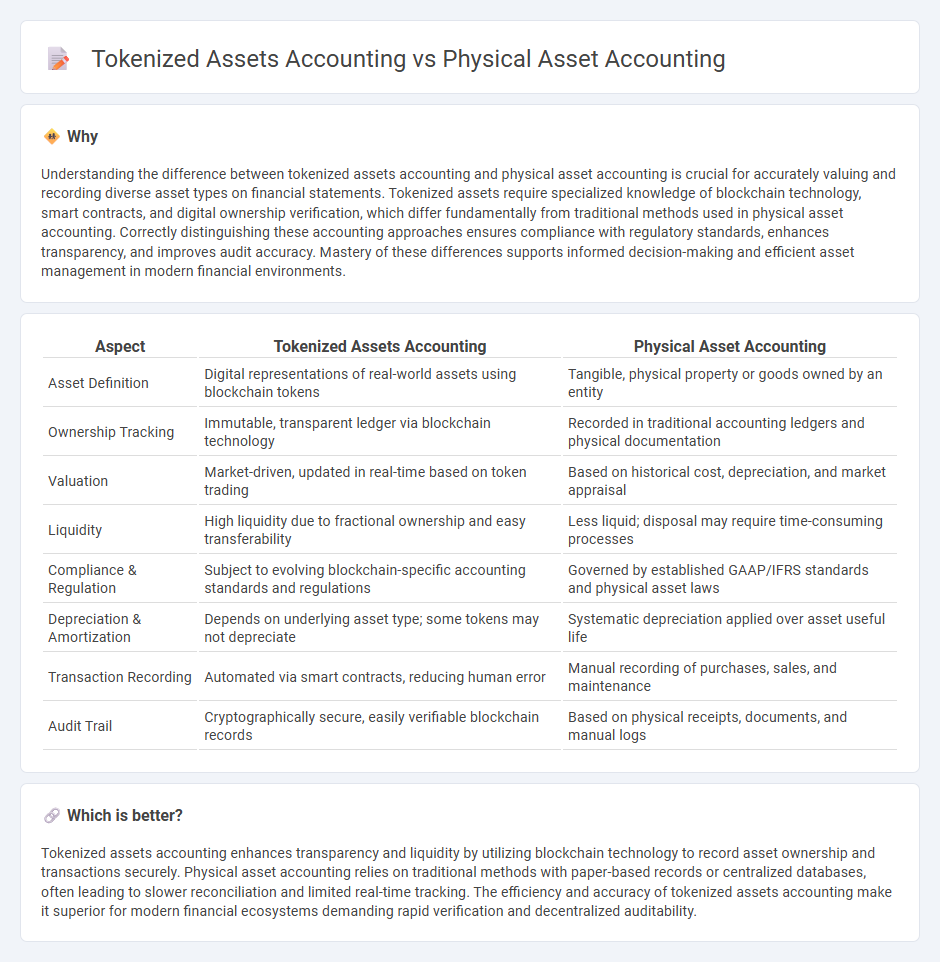 Tokenized Assets Accounting vs Physical Asset Accounting in Accounting