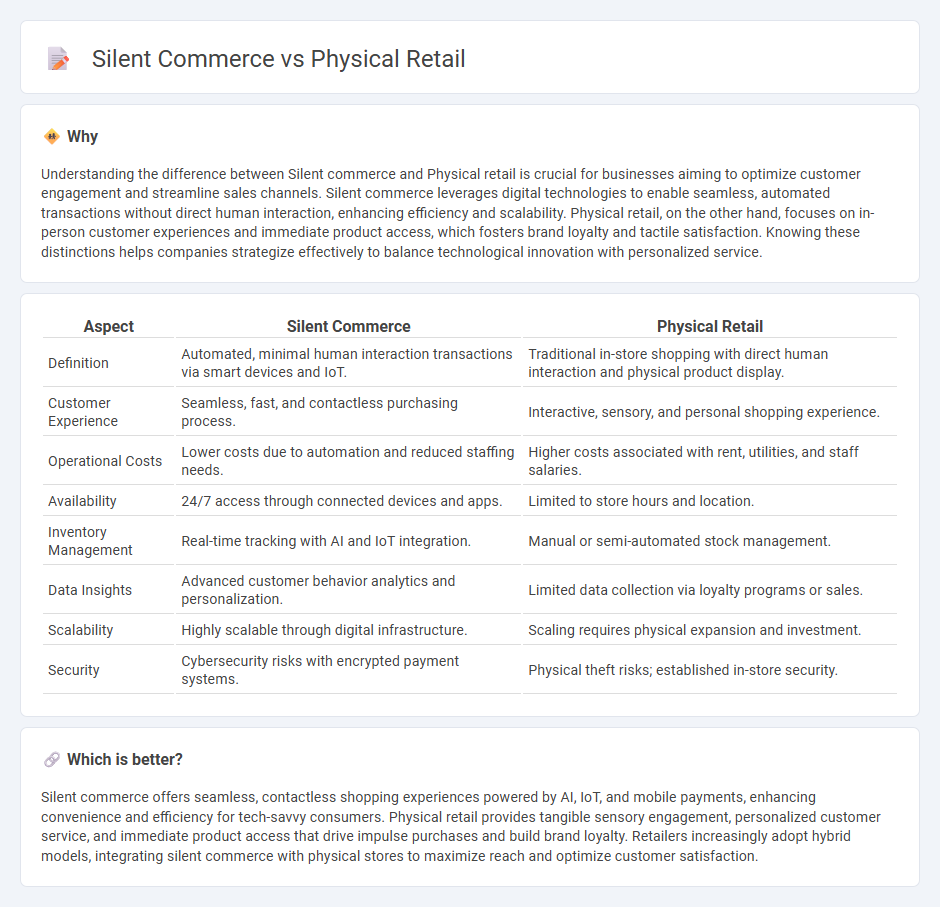 Silent Commerce vs Physical Retail in Retail