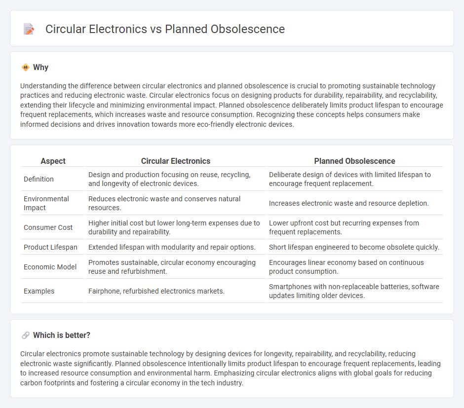 Circular Electronics vs Planned Obsolescence in Technology