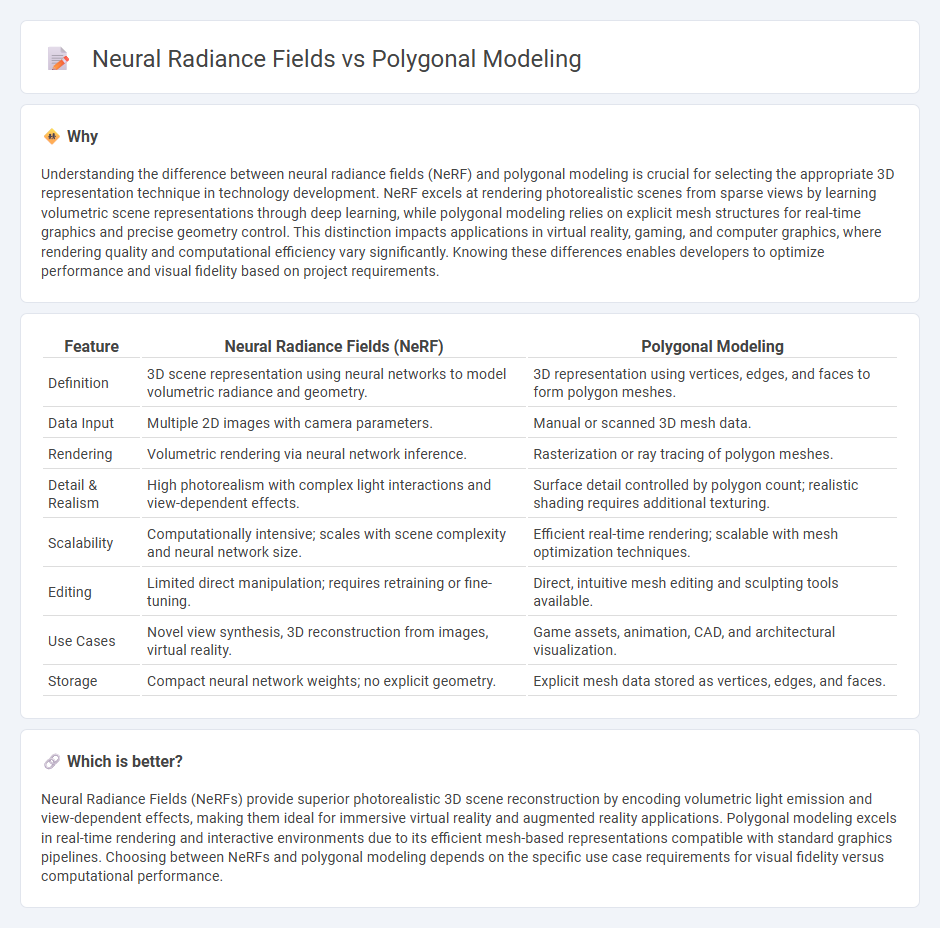 Neural Radiance Fields vs Polygonal Modeling in Technology