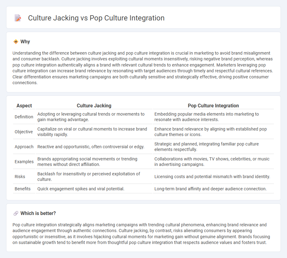 Culture Jacking vs Pop Culture Integration in Marketing