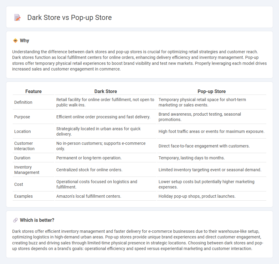 Dark Store vs Pop-Up Store in Commerce