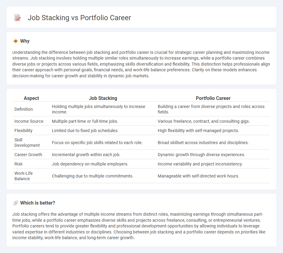 Job Stacking vs Portfolio Career in Employment