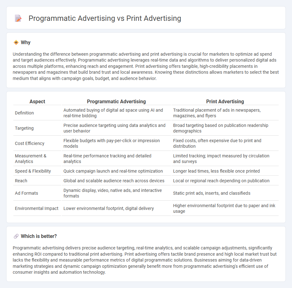 Programmatic Advertising vs Print Advertising in Marketing