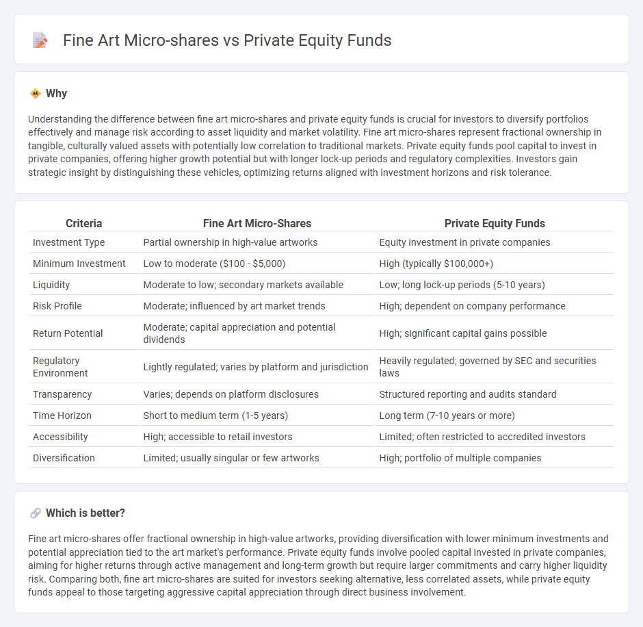Fine Art Micro-Shares vs Private Equity Funds in Investment
