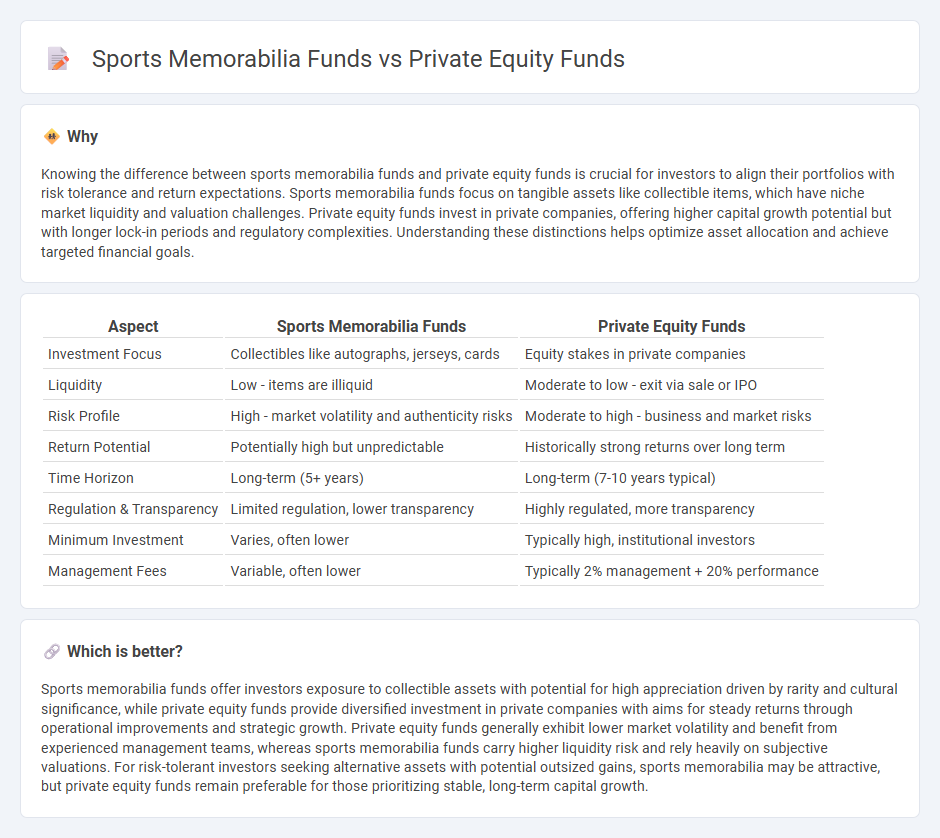 Sports Memorabilia Funds vs Private Equity Funds in Investment