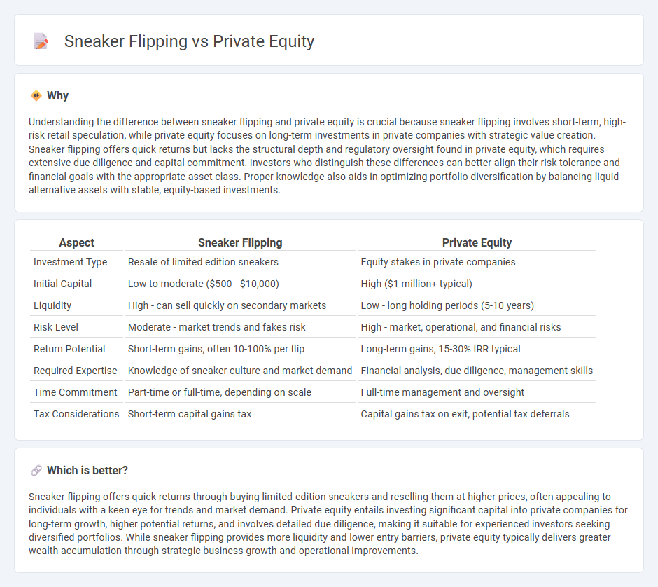 Sneaker Flipping vs Private Equity in Investment