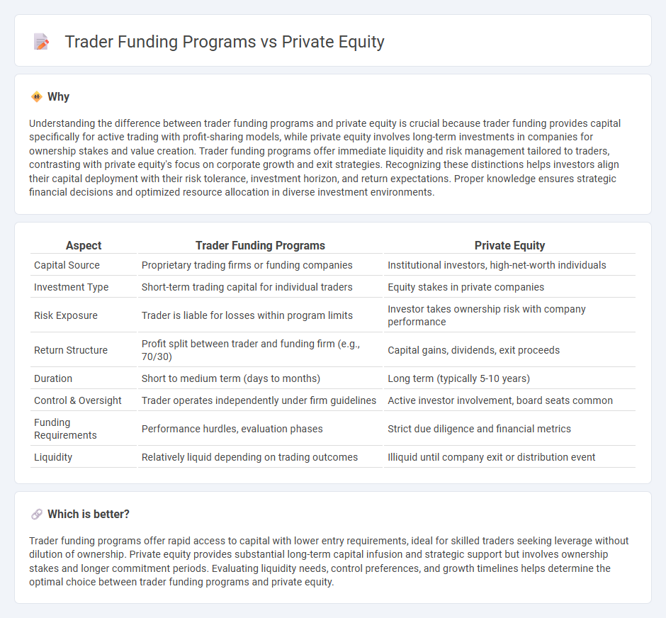 Trader Funding Programs vs Private Equity in Finance