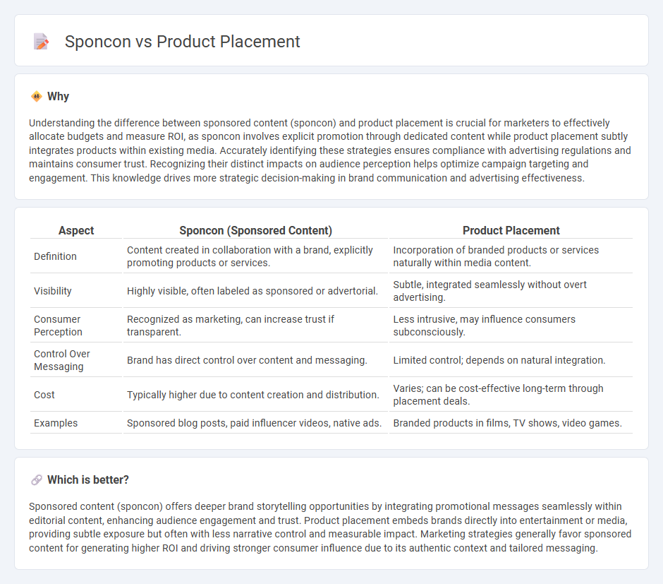 Sponcon vs Product Placement in Marketing
