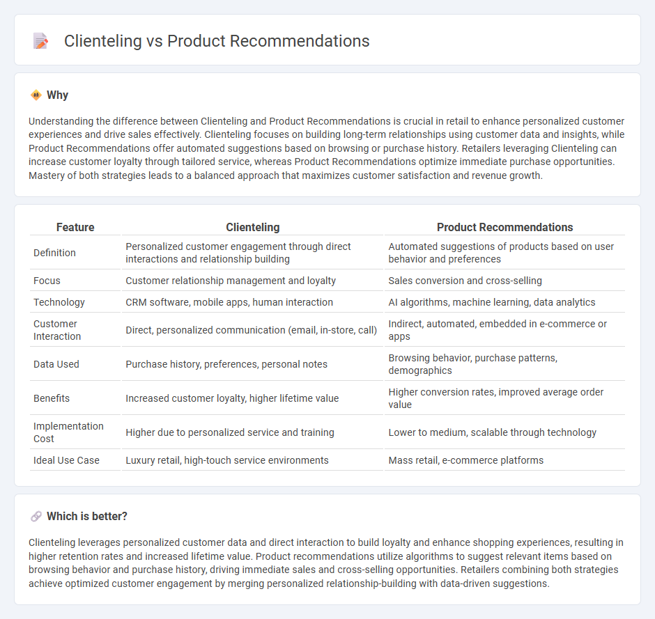 Clienteling vs Product Recommendations in Retail