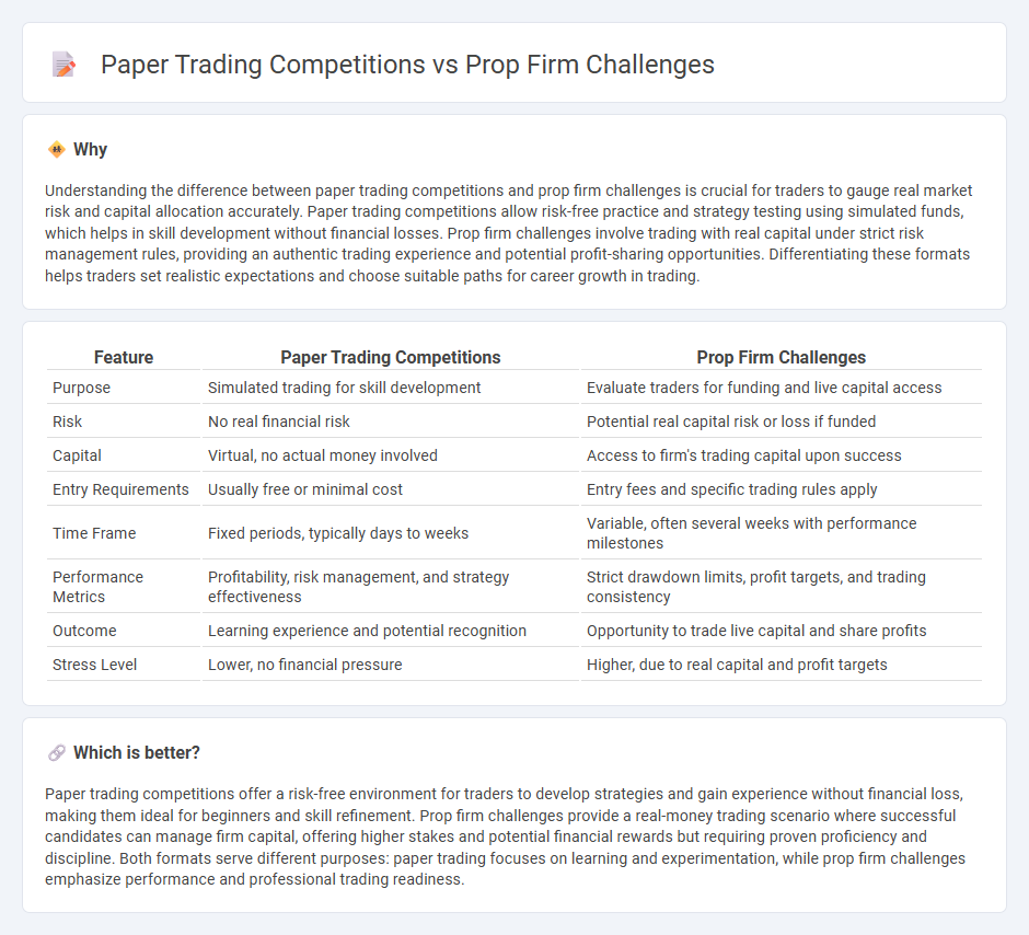 Paper Trading Competitions vs Prop Firm Challenges in Trading