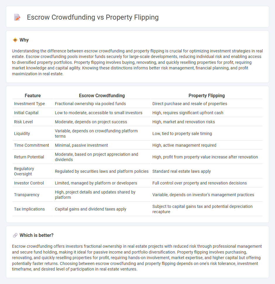 Escrow Crowdfunding vs Property Flipping in Real Estate