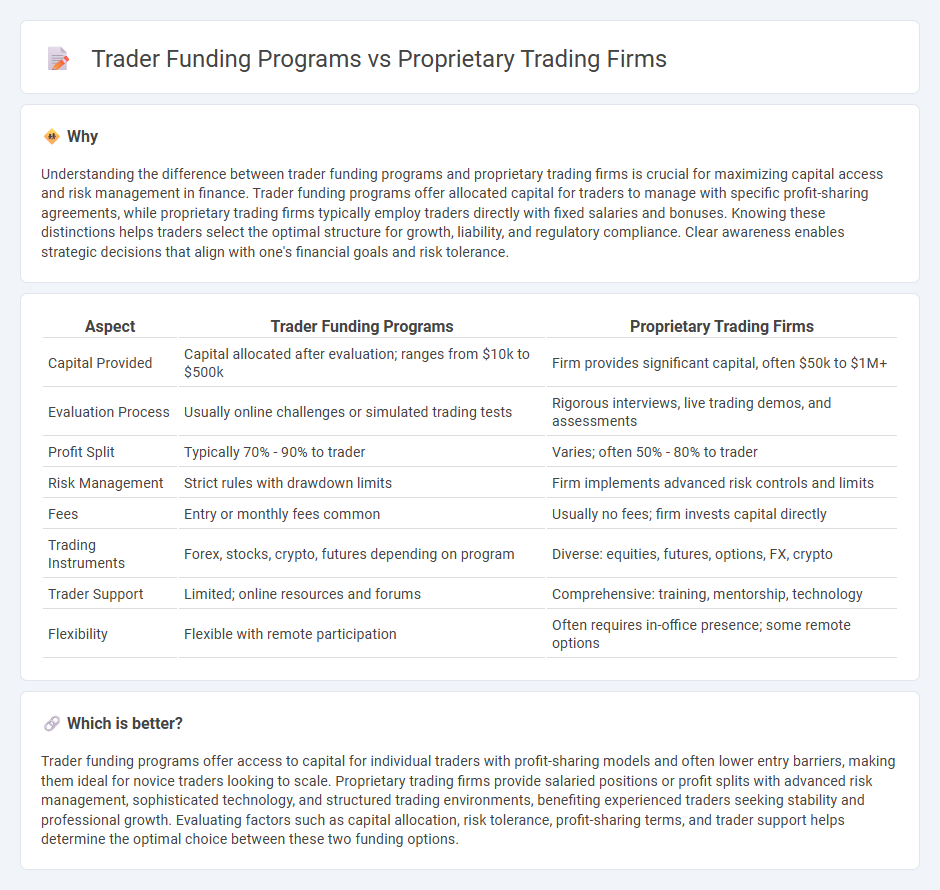 Trader Funding Programs vs Proprietary Trading Firms in Finance