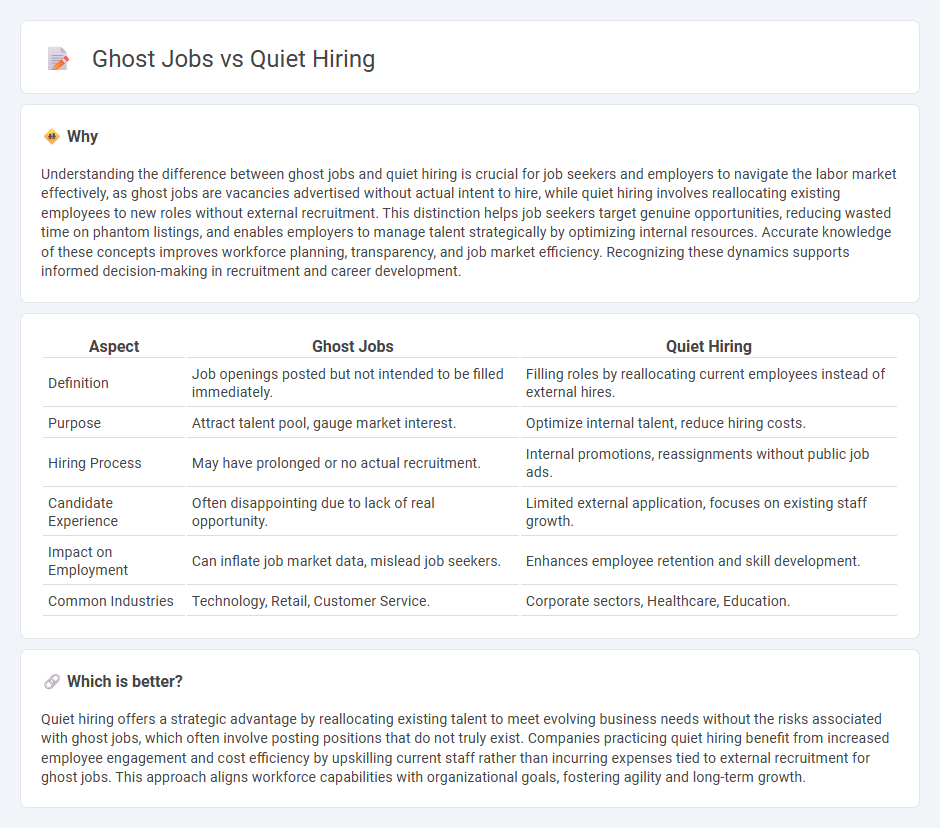 Ghost Jobs vs Quiet Hiring in Employment