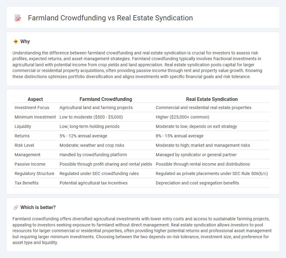 Farmland Crowdfunding vs Real Estate Syndication in Investment