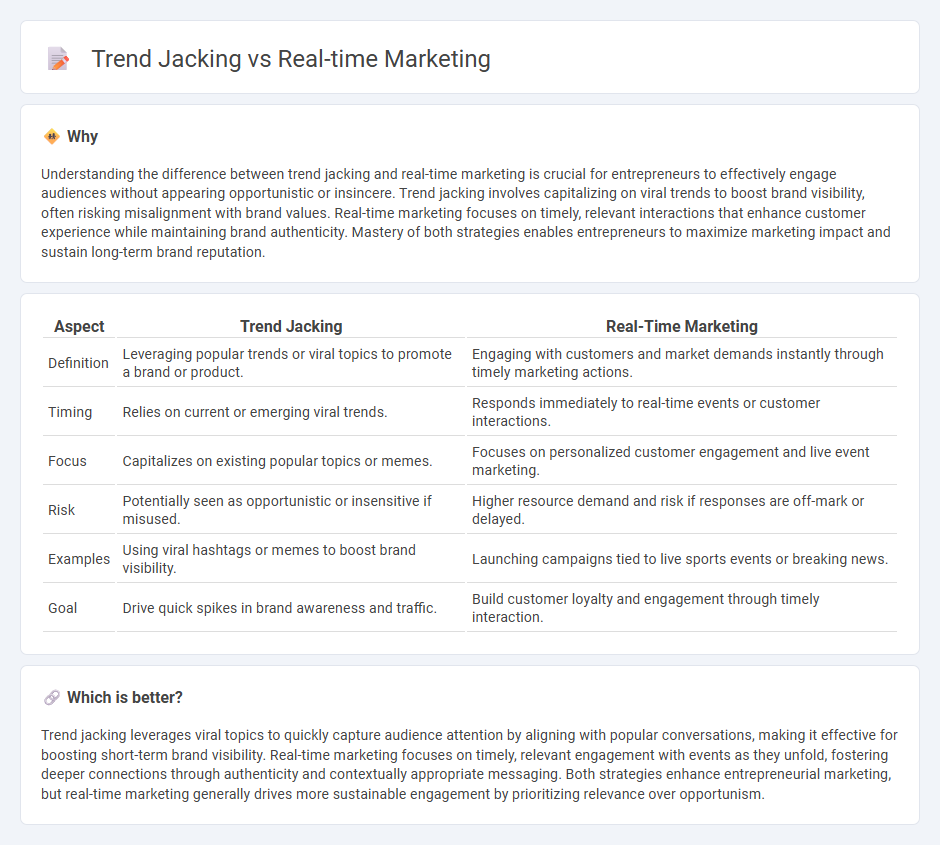 Trend Jacking vs Real-Time Marketing in Entrepreneurship