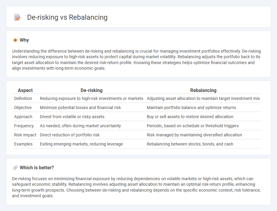 De-Risking vs Rebalancing in Economy