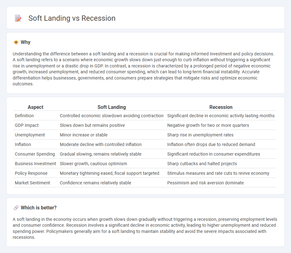 Soft Landing vs Recession in Economy