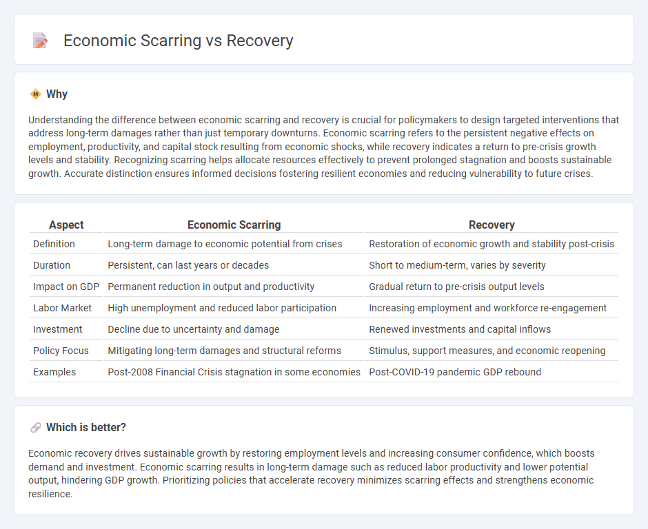 Economic Scarring vs Recovery in Economy