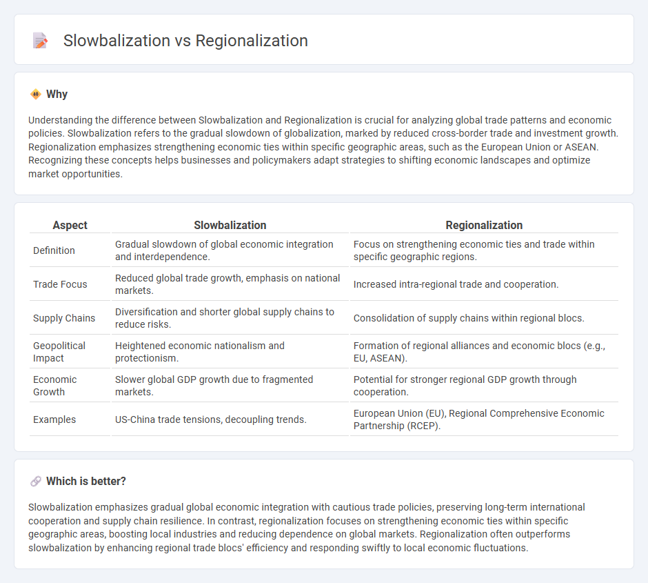 Slowbalization vs Regionalization in Economy