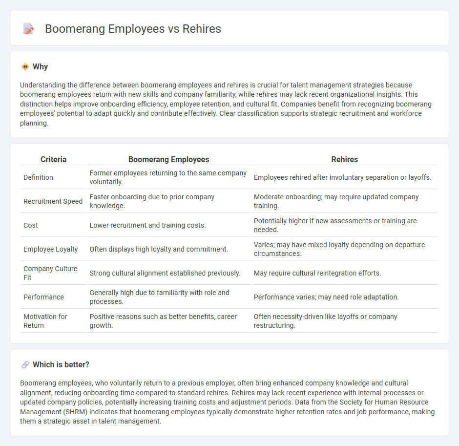 Boomerang Employees vs Rehires in Employment