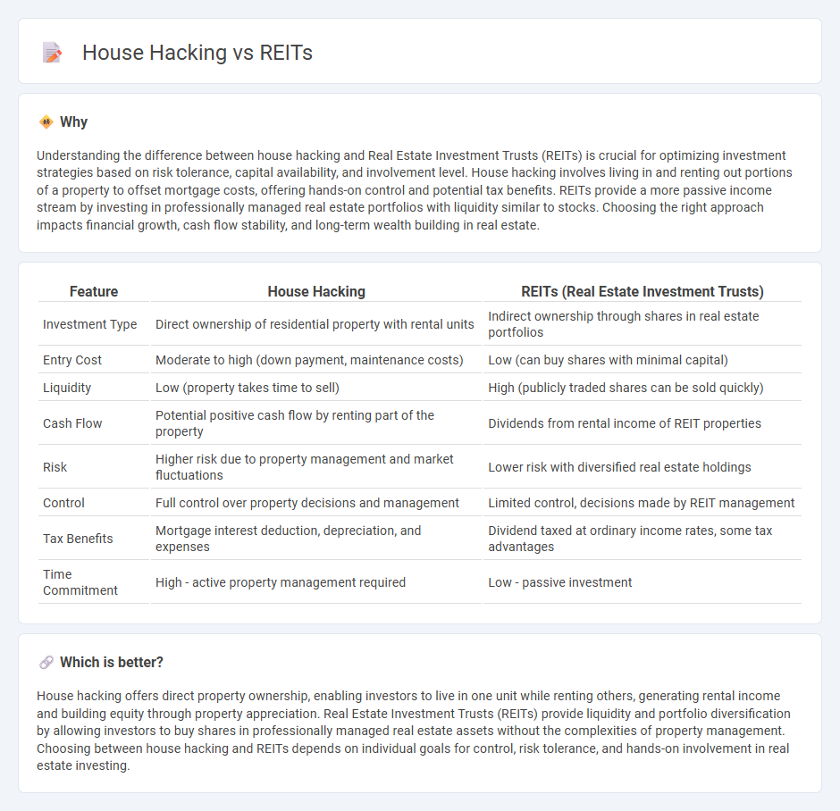House Hacking vs Reits in Real Estate