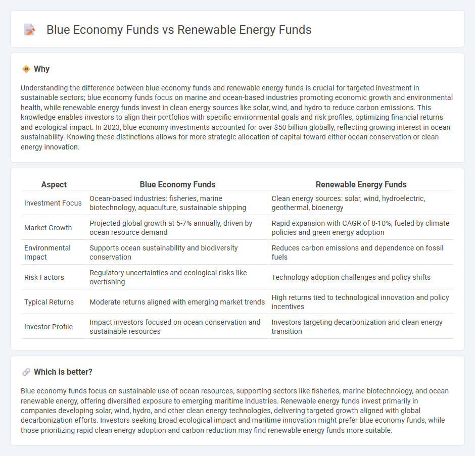 Blue Economy Funds vs Renewable Energy Funds in Investment