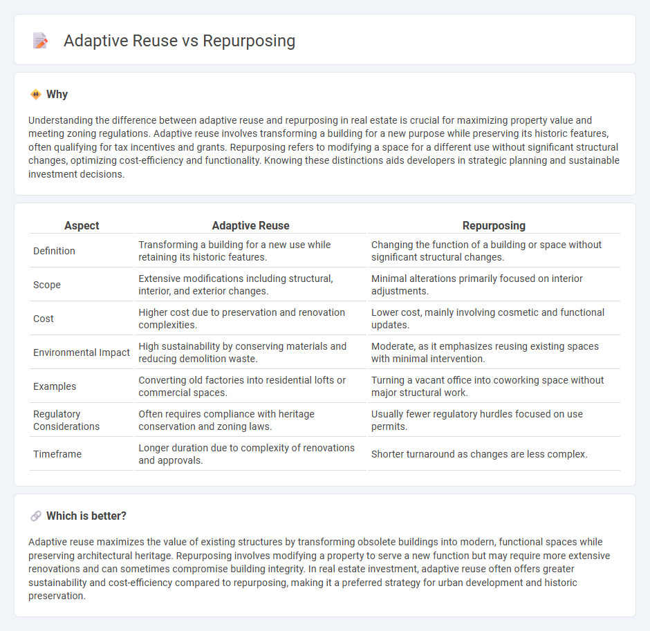Adaptive Reuse vs Repurposing in Real Estate