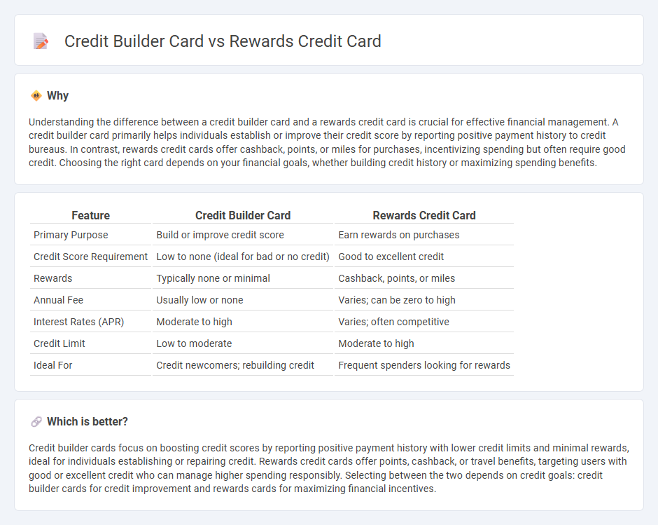 Credit Builder Card vs Rewards Credit Card in Banking
