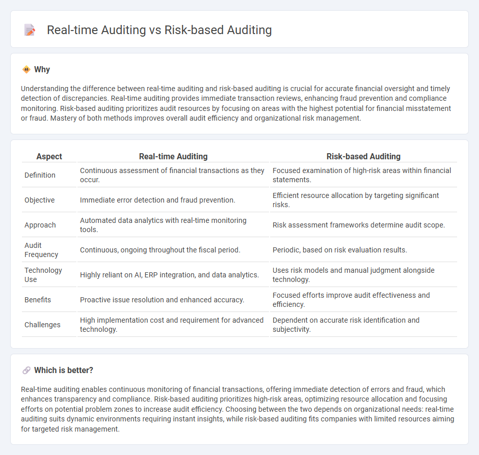 Real-Time Auditing vs Risk-Based Auditing in Accounting