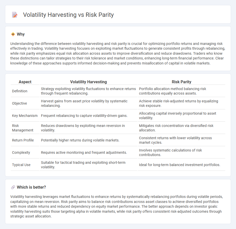 Volatility Harvesting vs Risk Parity in Trading