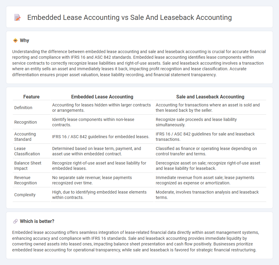 Embedded Lease Accounting vs Sale And Leaseback Accounting in Accounting