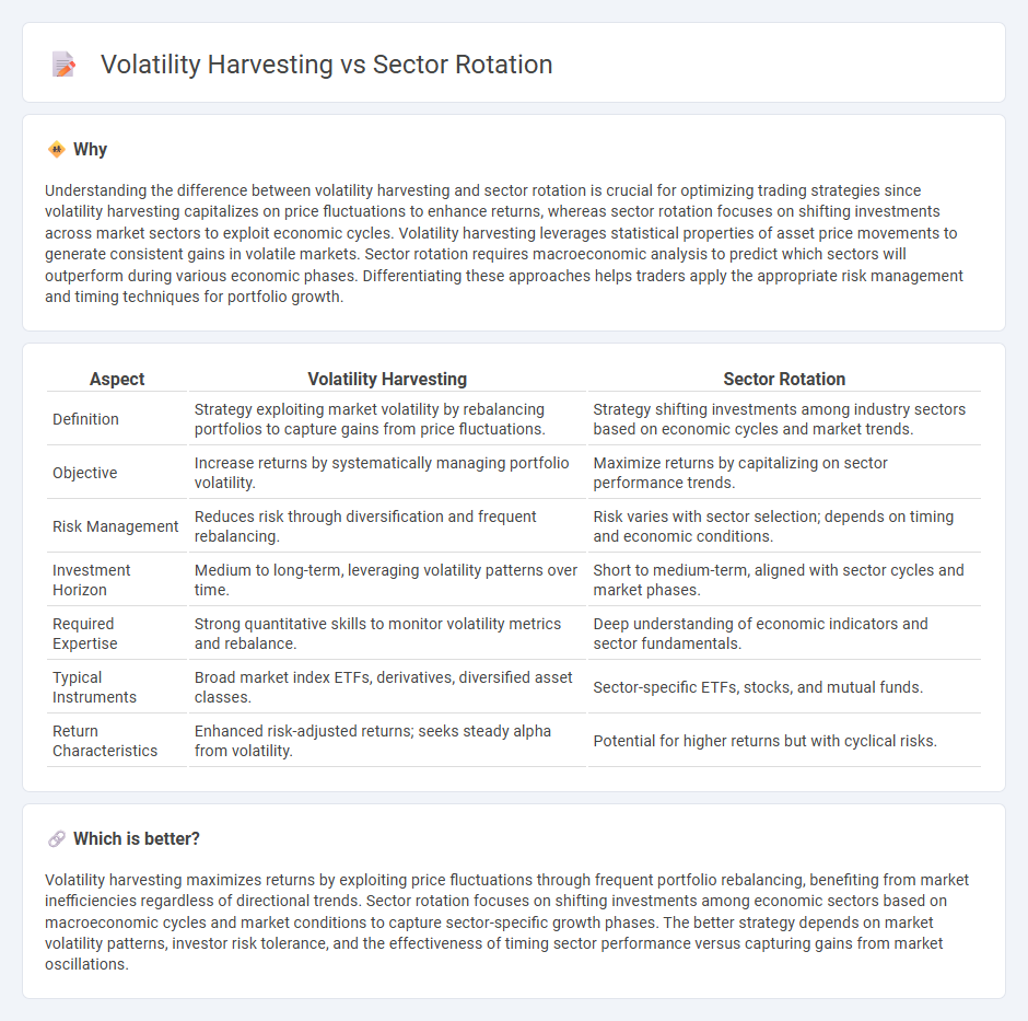Volatility Harvesting vs Sector Rotation in Trading