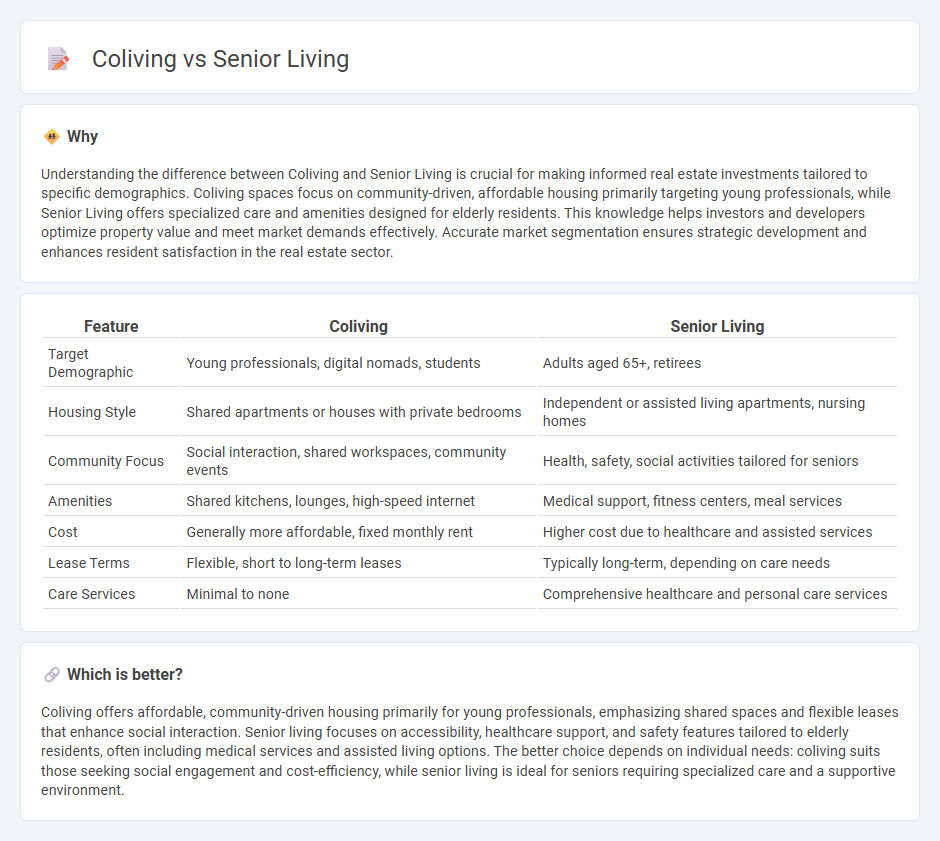 Coliving vs Senior Living in Real Estate