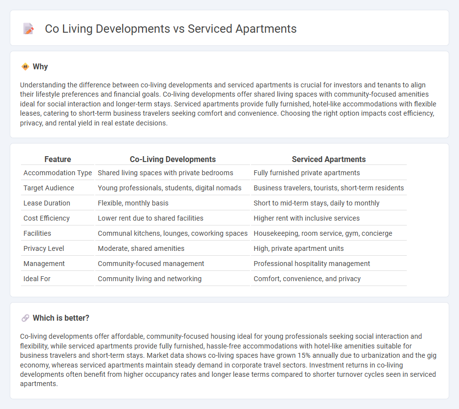 Co Living Developments vs Serviced Apartments in Real Estate