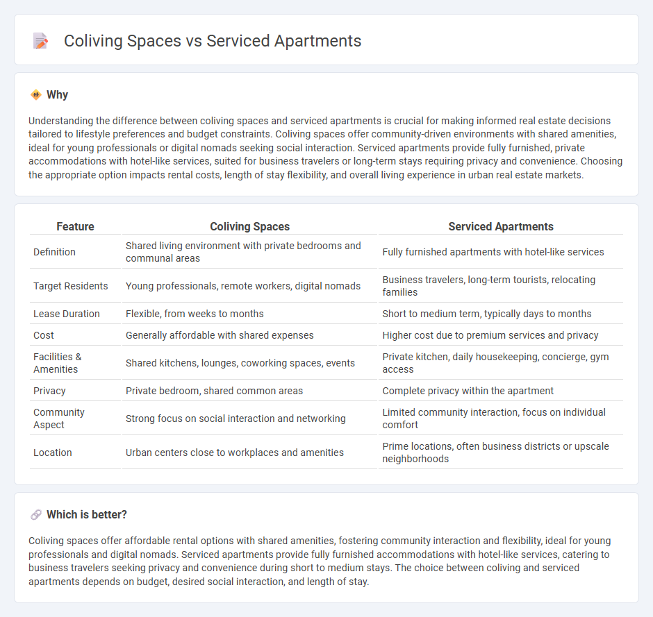 Coliving Spaces vs Serviced Apartments in Real Estate