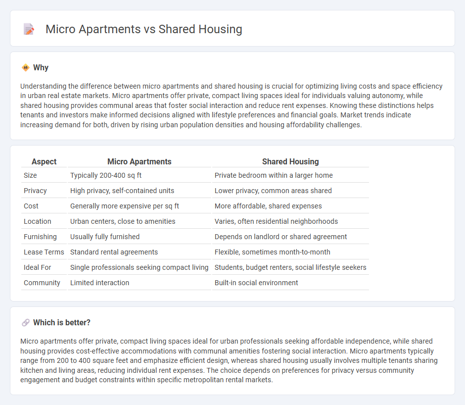 Micro Apartments vs Shared Housing in Real Estate