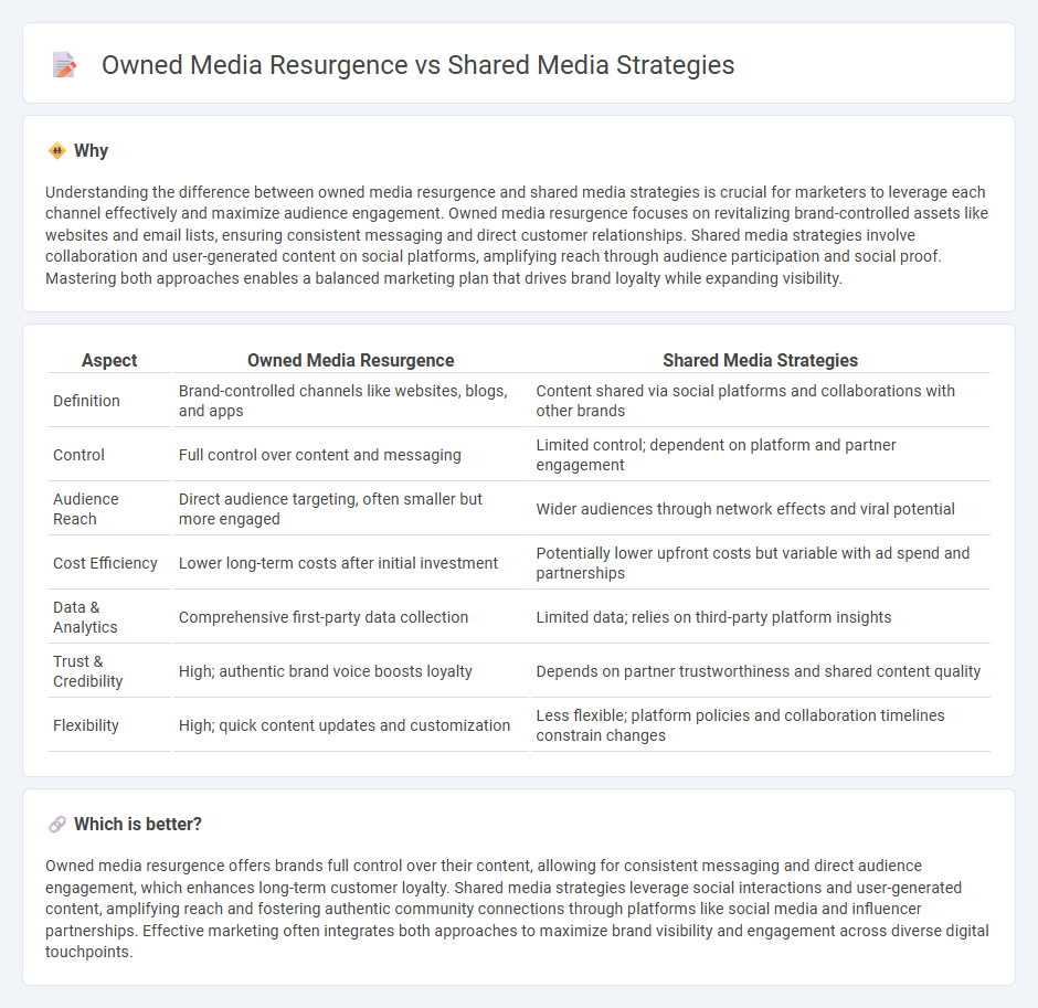 Owned Media Resurgence vs Shared Media Strategies in Marketing