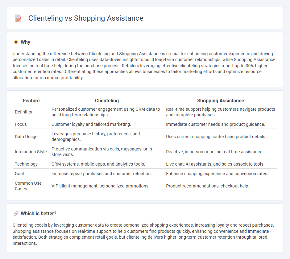Clienteling vs Shopping Assistance in Retail
