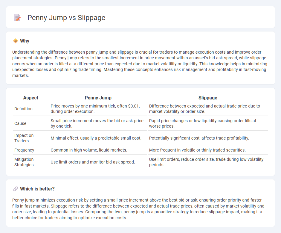 Penny Jump vs Slippage in Trading