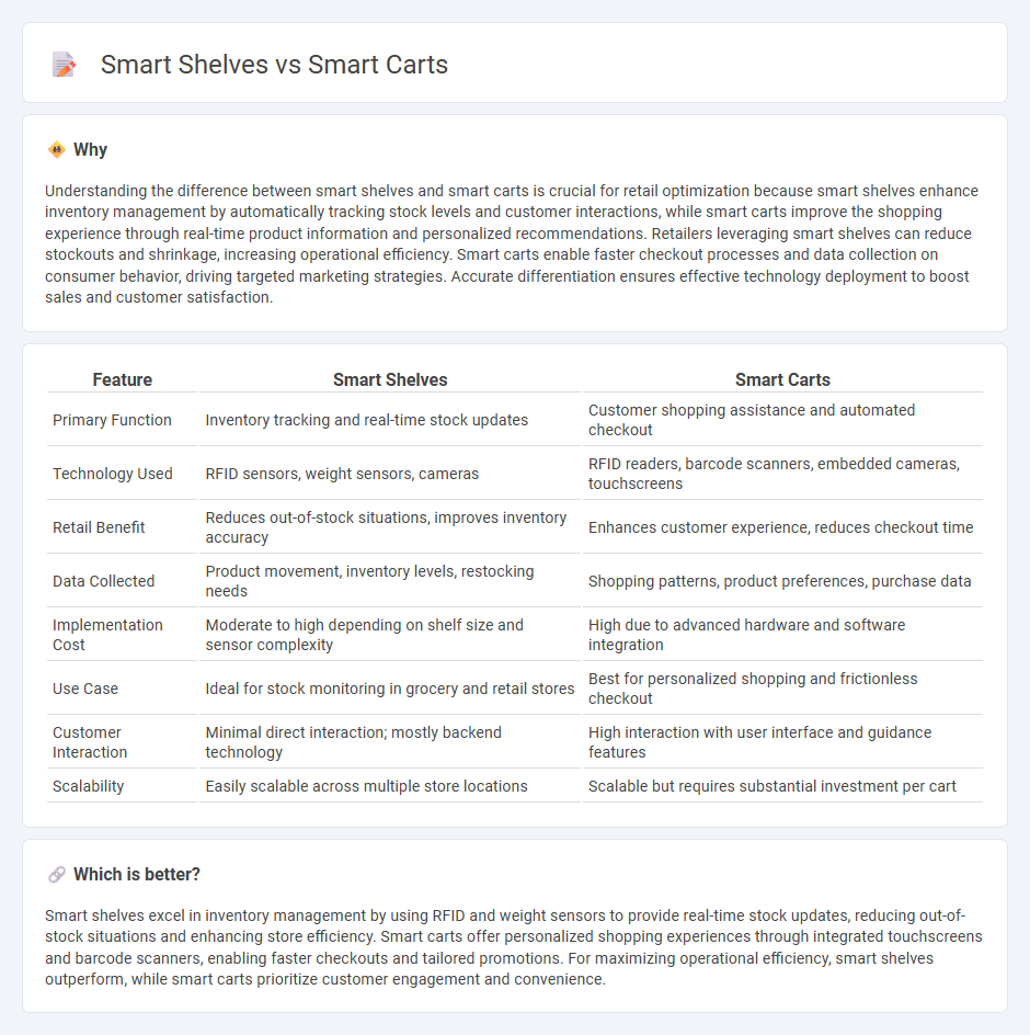 Smart Shelves vs Smart Carts in Retail