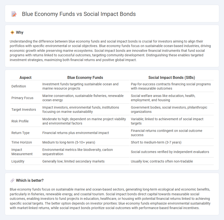 Blue Economy Funds vs Social Impact Bonds in Investment