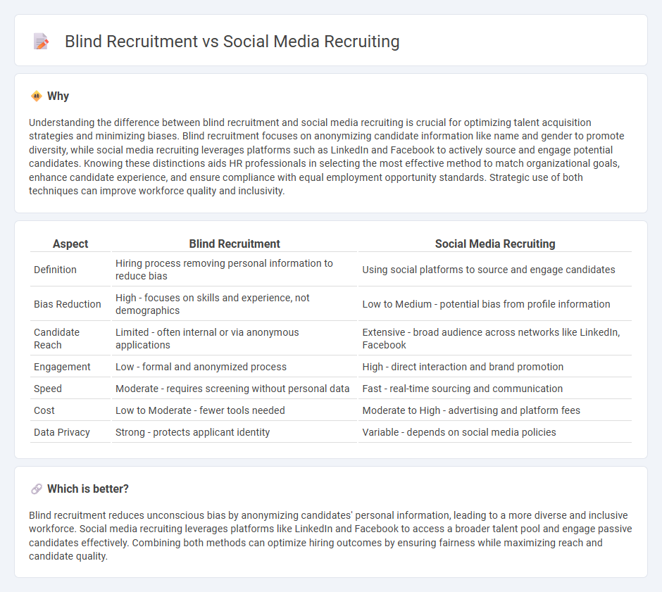 Blind Recruitment vs Social Media Recruiting in Human Resources