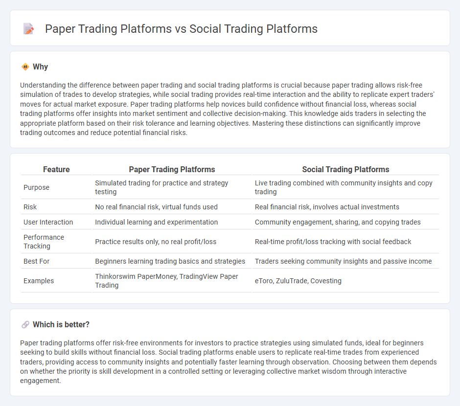Paper Trading Platforms vs Social Trading Platforms in Trading