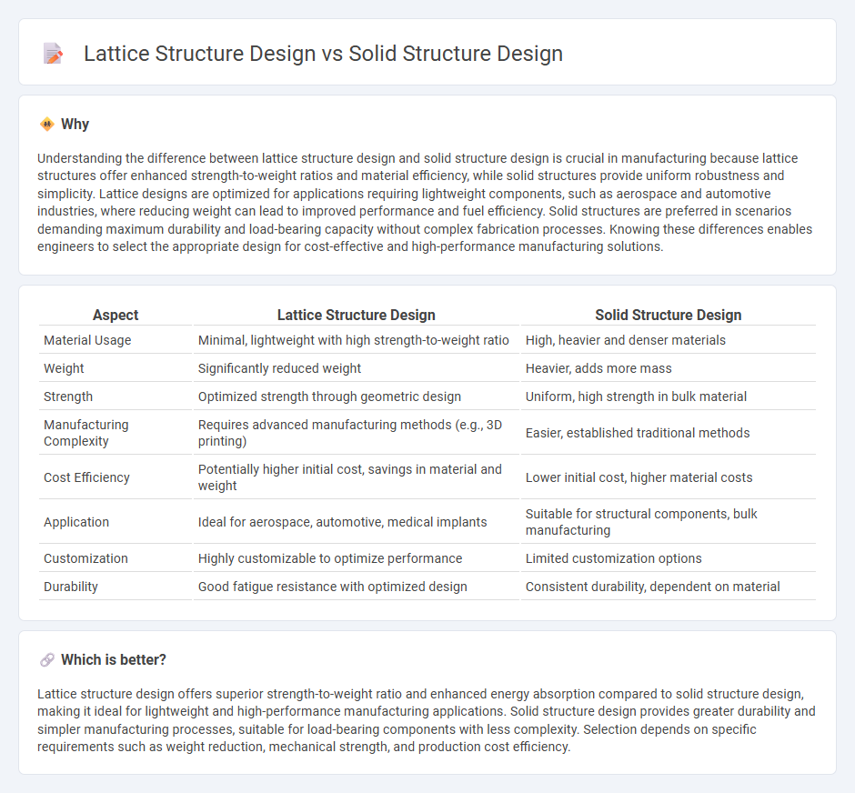 Lattice Structure Design vs Solid Structure Design in Manufacturing