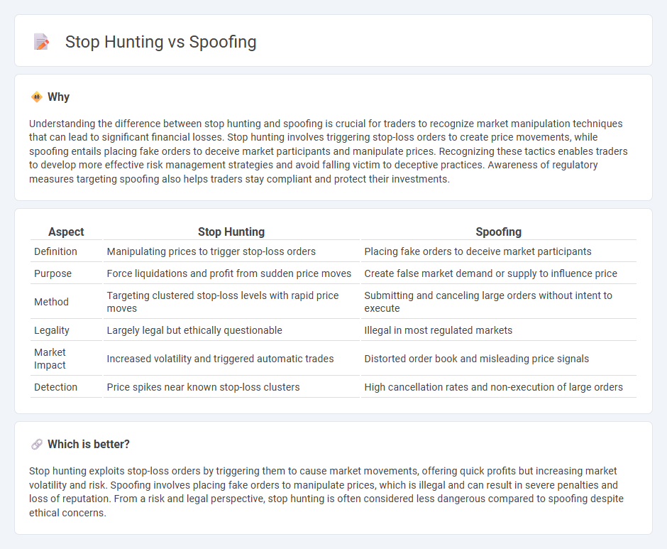 Stop Hunting vs Spoofing in Trading