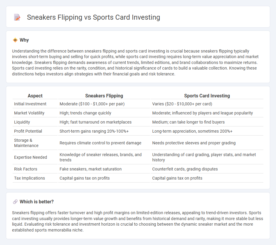 Sneakers Flipping vs Sports Card Investing in Investment