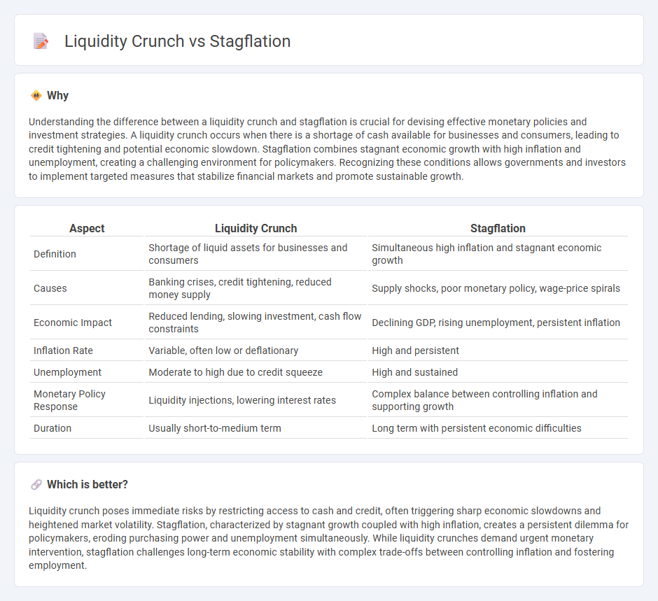 Liquidity Crunch vs Stagflation in Economy