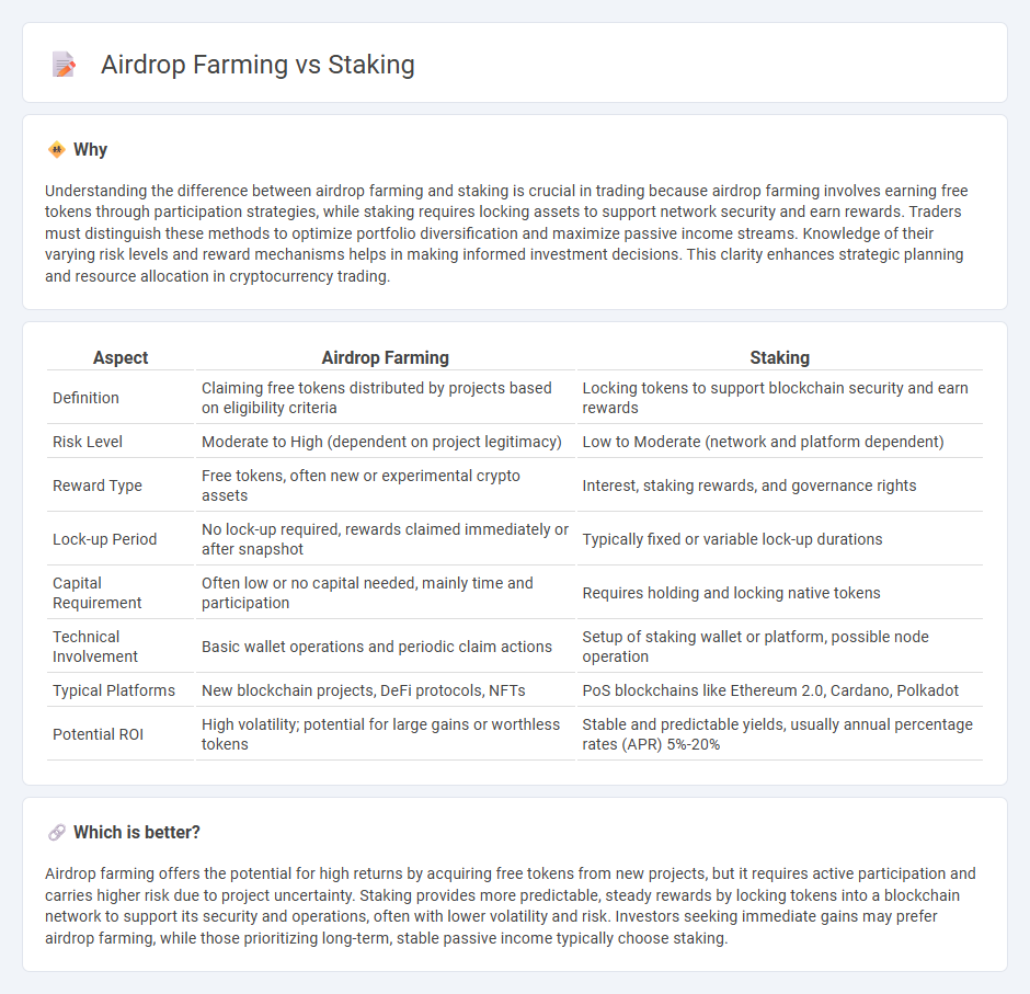 Airdrop Farming vs Staking in Trading