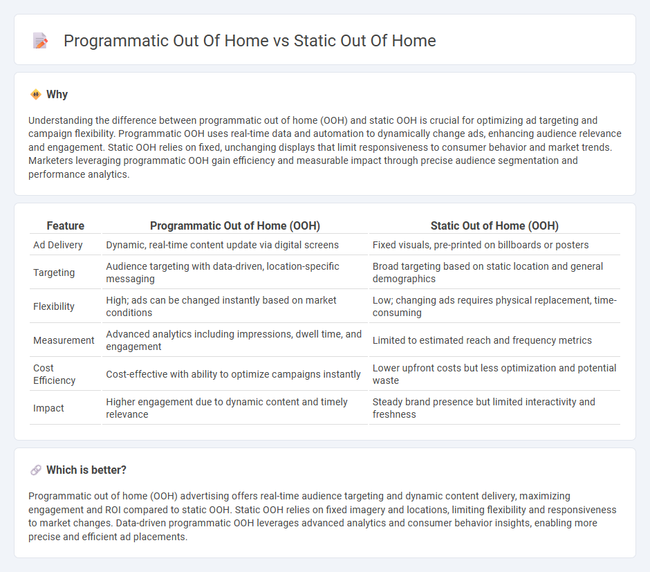 Programmatic Out Of Home vs Static Out Of Home in Marketing